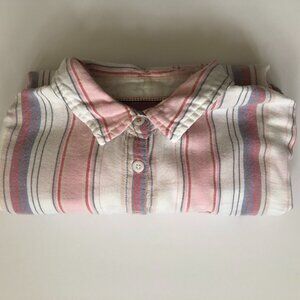 Anthropologie Oversized Striped Blouse, M/L